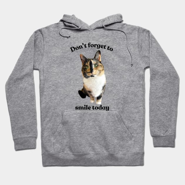 Snickers The Cat - Smile Today Hoodie by SnickersTheSmilingCat